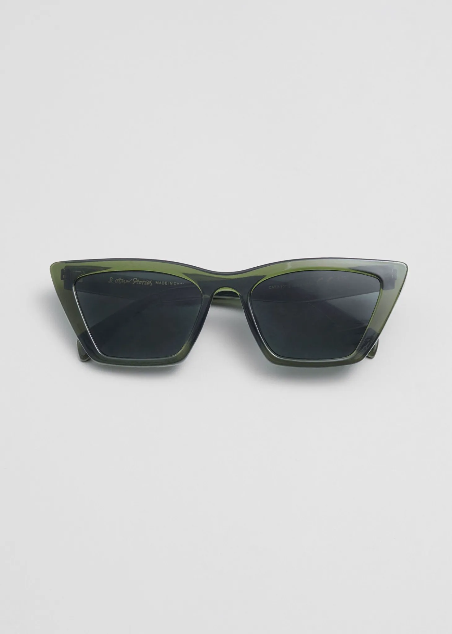 Angular Cat Eye Solbriller
