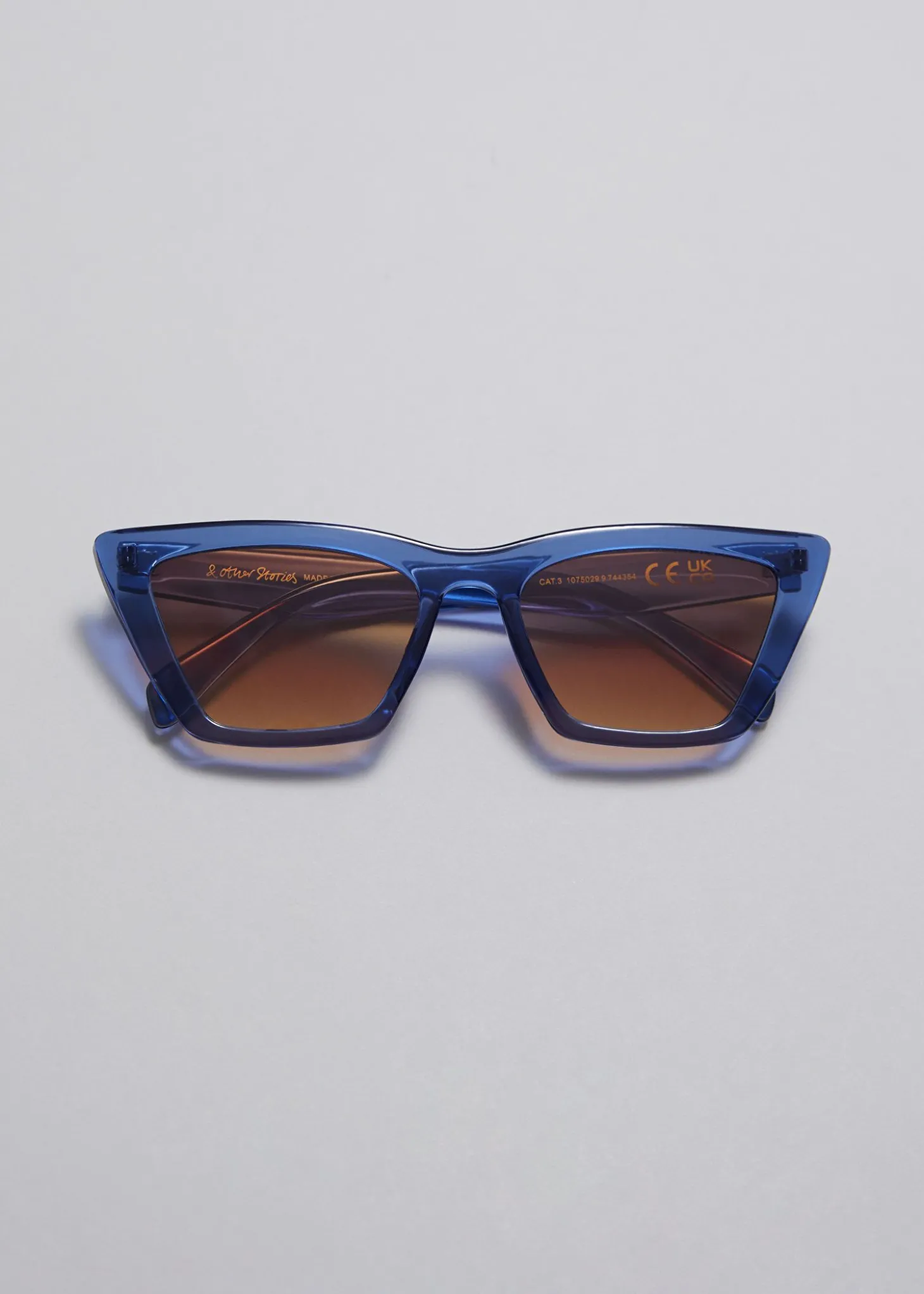 Angular Cat Eye Solbriller