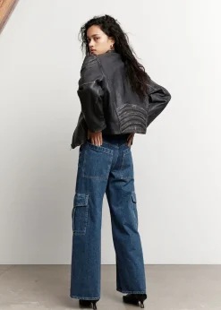 Avslappede Cargo Jeans