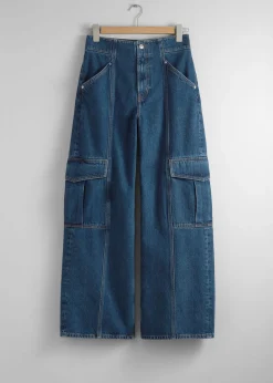 Avslappede Cargo Jeans