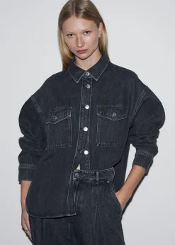 Avslappet DenimSkjørte