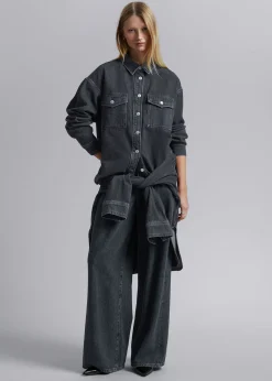 Avslappet DenimSkjørte
