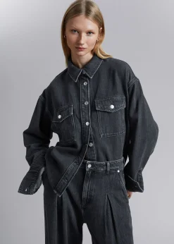 Avslappet DenimSkjørte