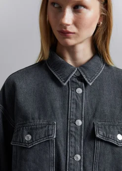 Avslappet DenimSkjørte