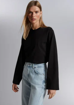 Avslappet Jersey-Topp