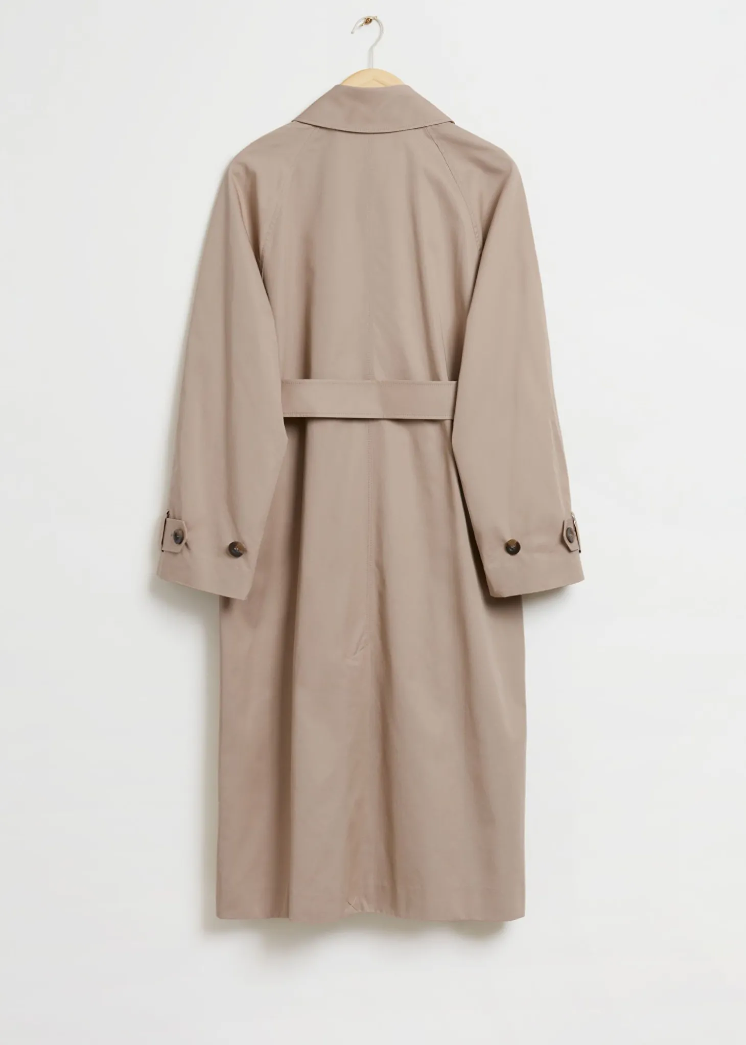 Avslappet Mellomlang Trenchcoat