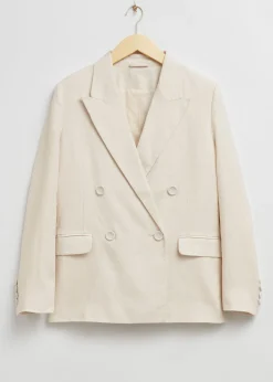 Avslappet Passform Dobbeltspent Skreddersydd Blazer