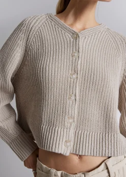Avslappet Strikket Cardigan
