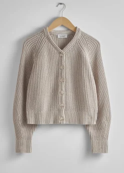 Avslappet Strikket Cardigan