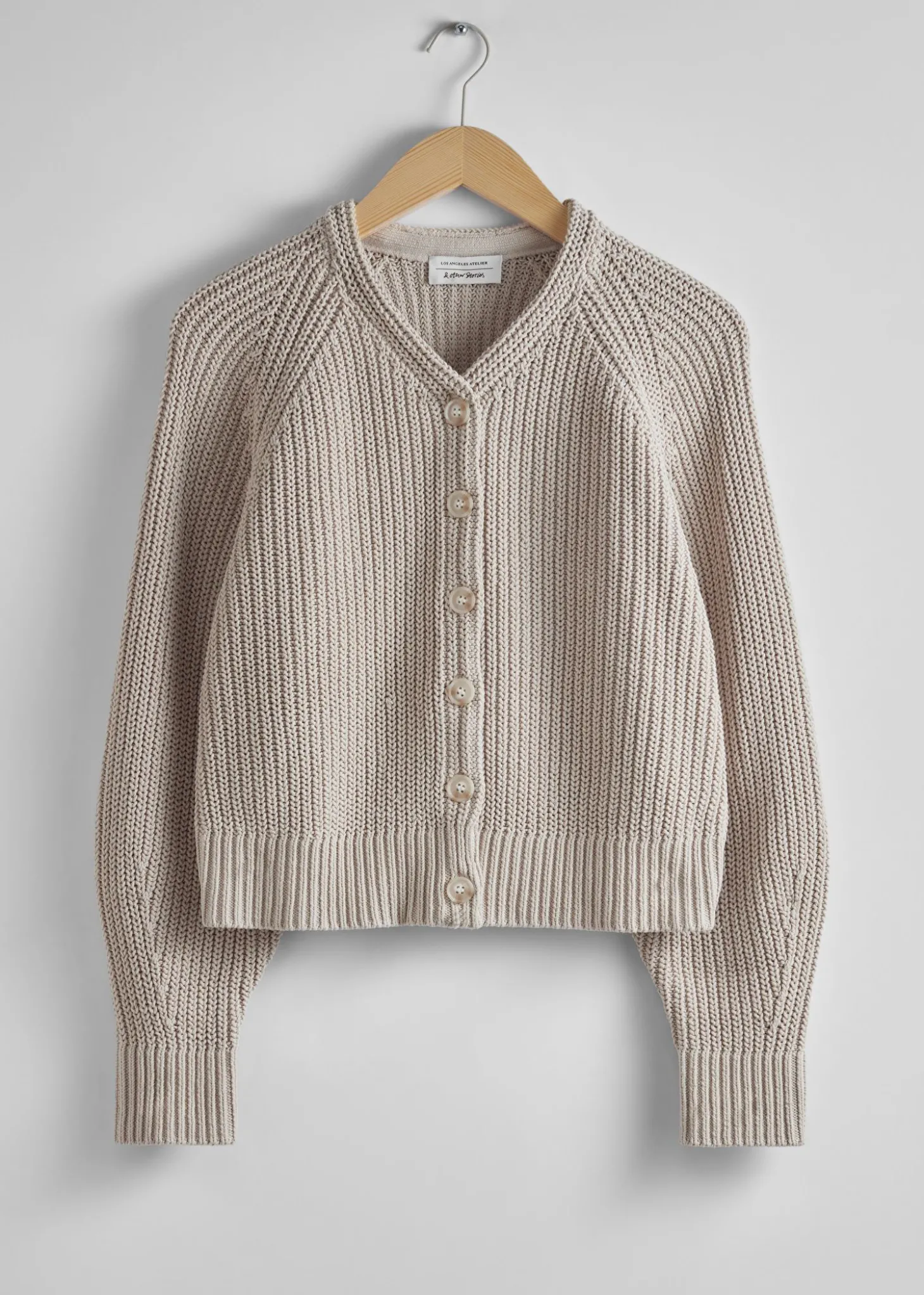 Avslappet Strikket Cardigan