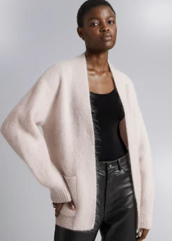 Avslappet Strikket Cardigan