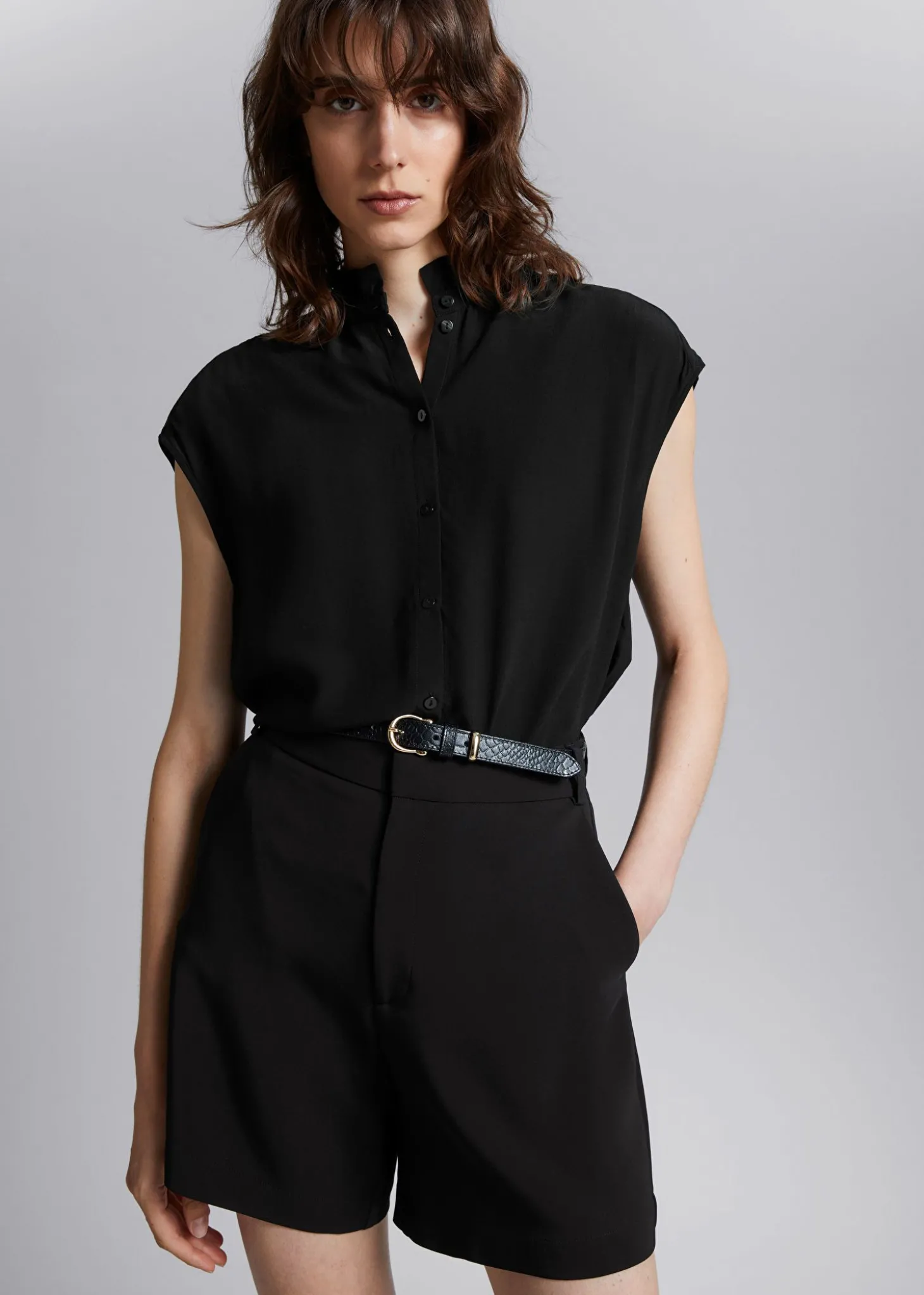 Bluse Med Volang