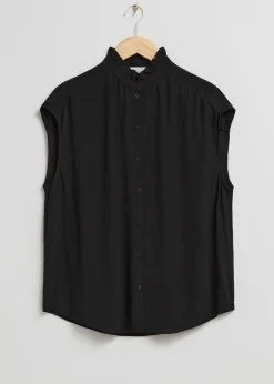 Bluse Med Volang