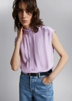 Bluse Med Volang
