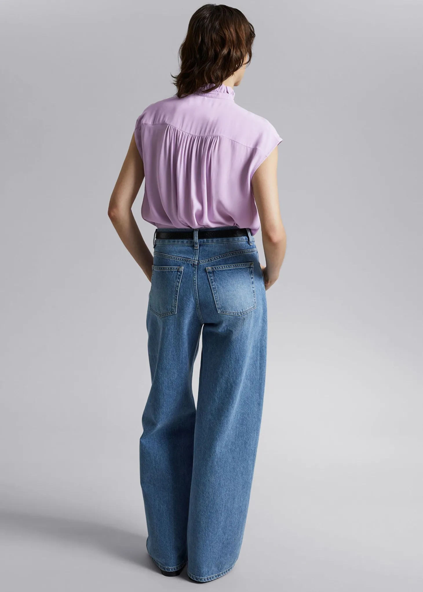 Bluse Med Volang