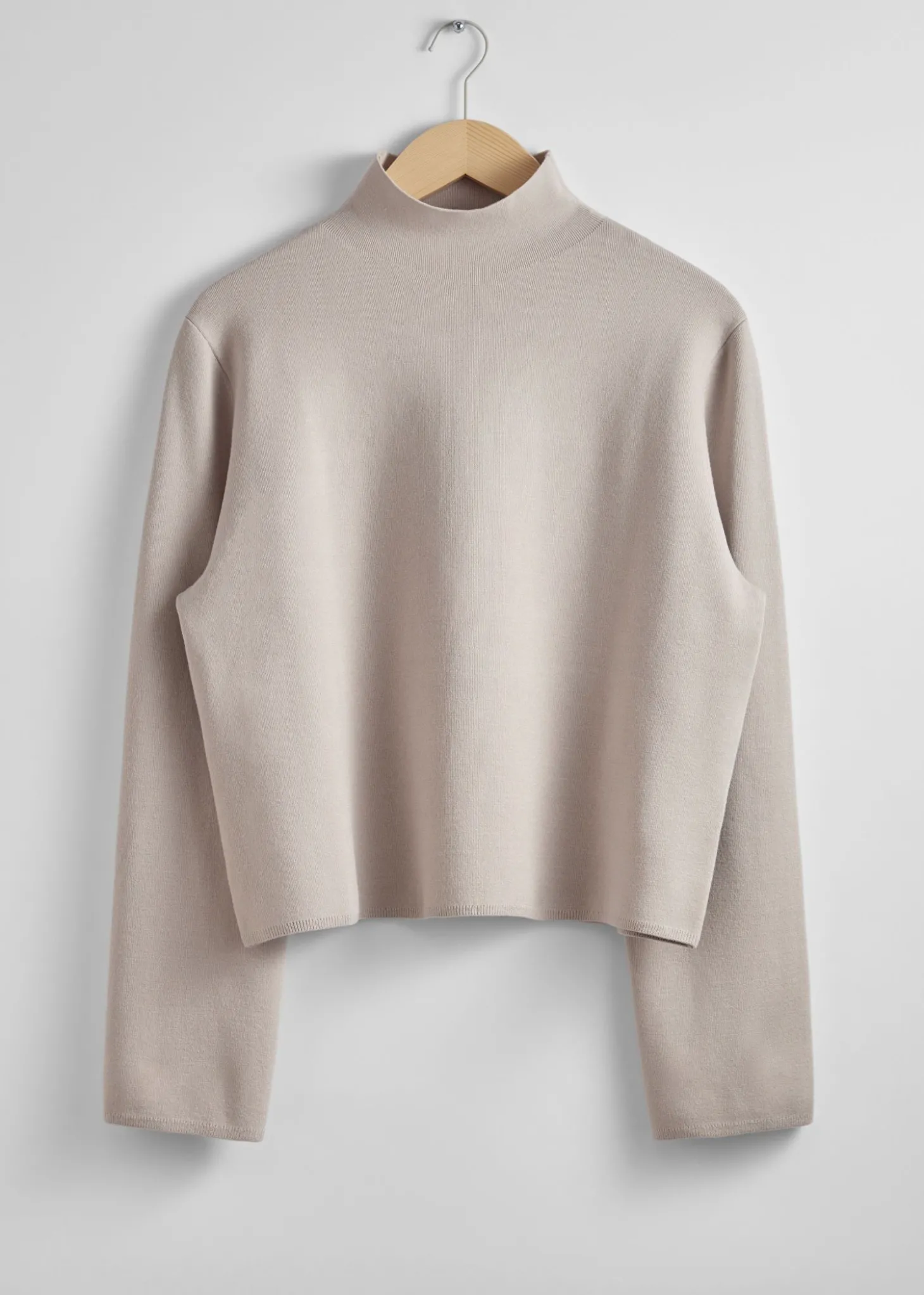 Boxy Turtleneck Strikket Genser