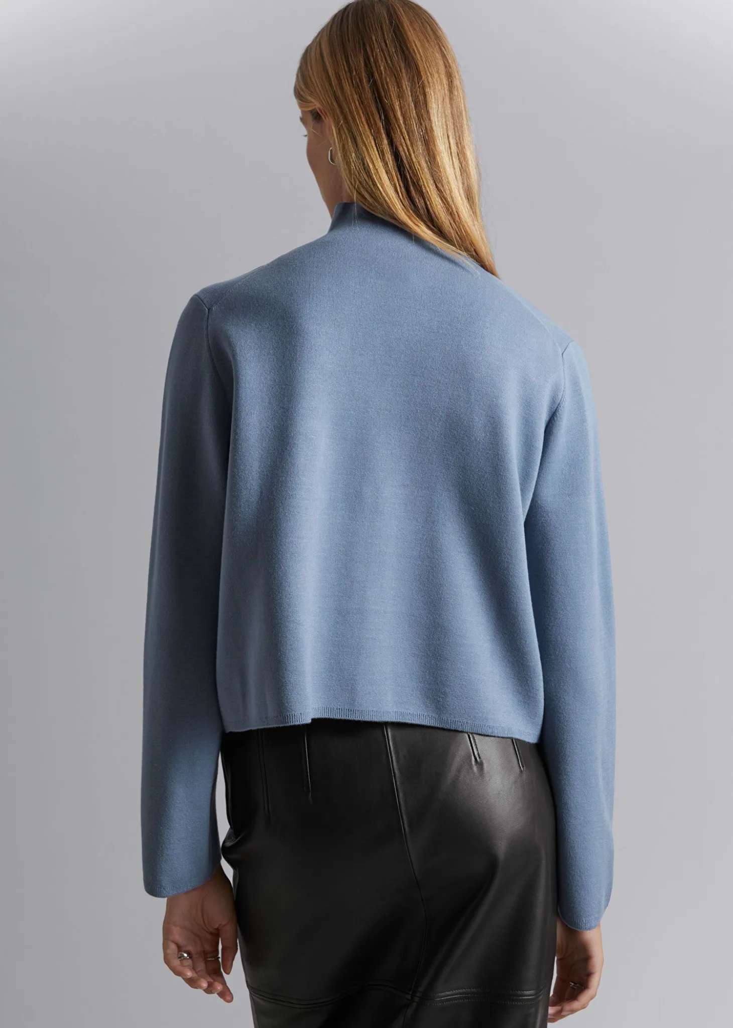 Boxy Turtleneck Strikket Genser
