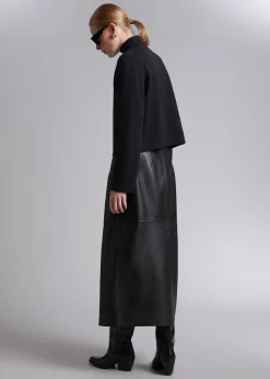 Boxy Turtleneck Strikket Genser