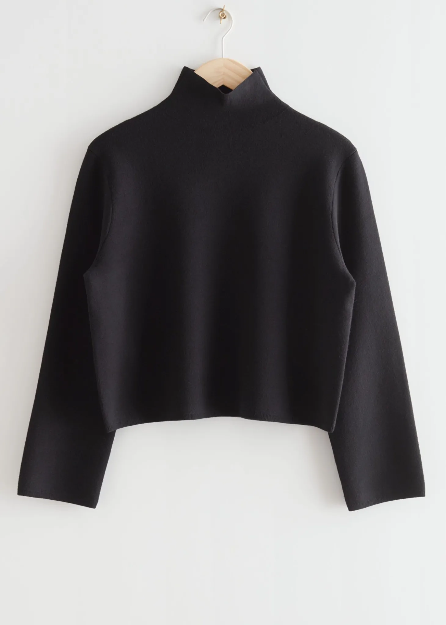 Boxy Turtleneck Strikket Genser