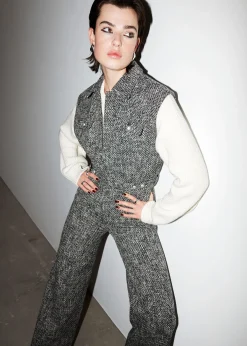 Bred Ermelos Tweed Jumpsuit