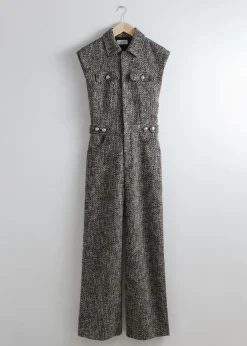 Bred Ermelos Tweed Jumpsuit