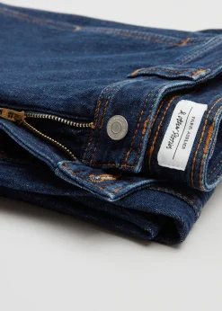 Brede Jeans Med Hoy Midje