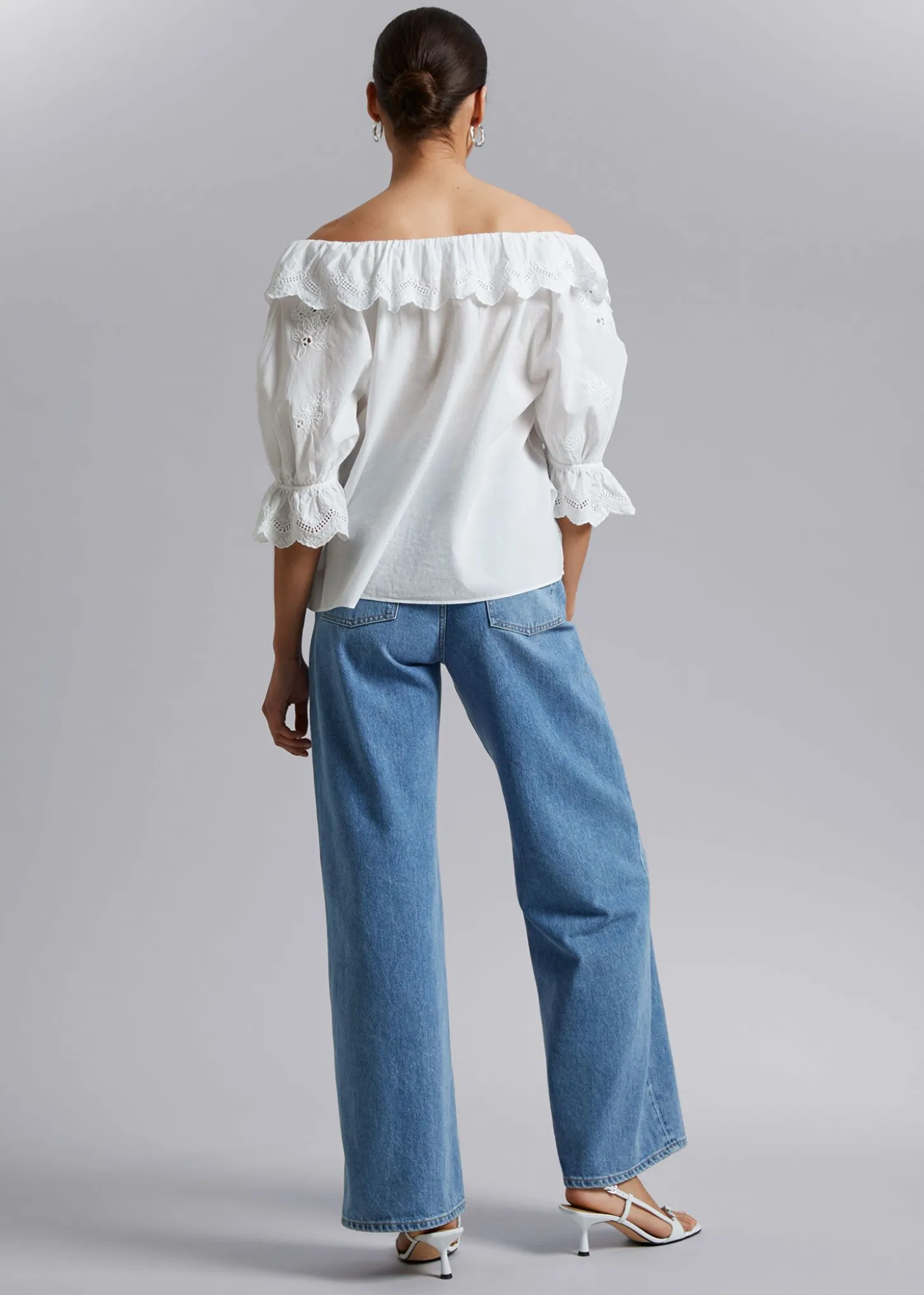 Brodert Bluse