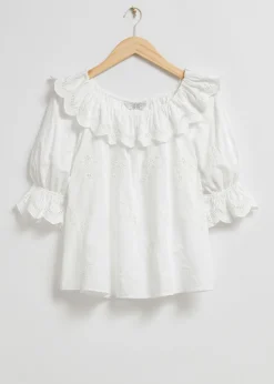 Brodert Bluse