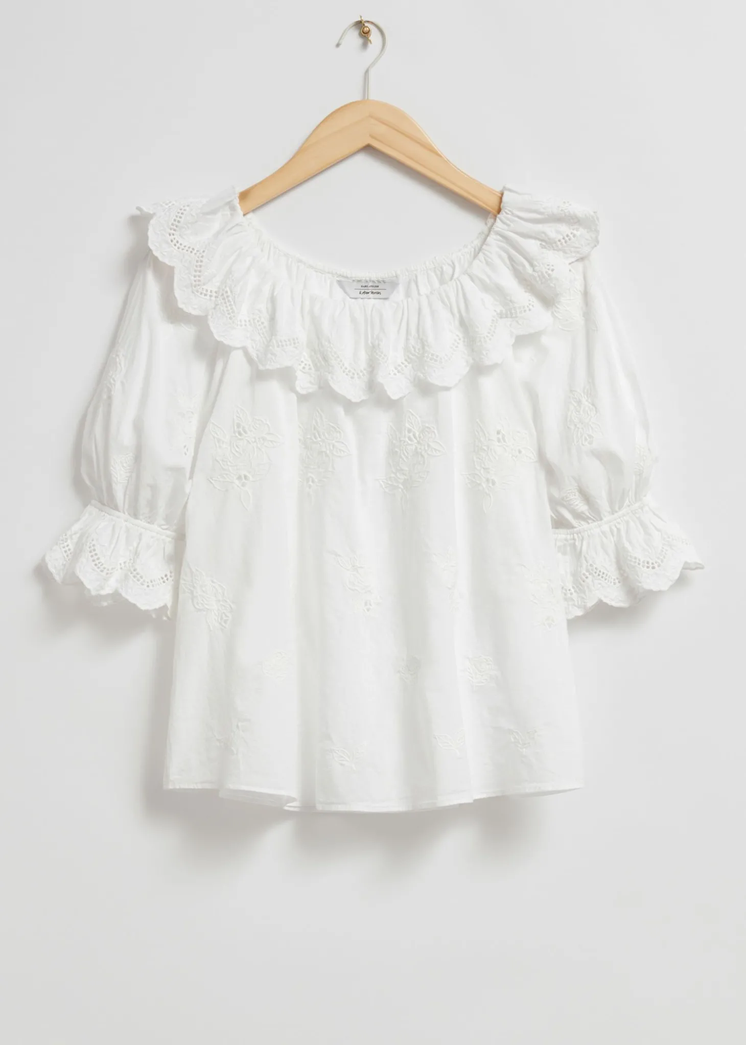 Brodert Bluse