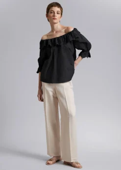 Brodert Bluse