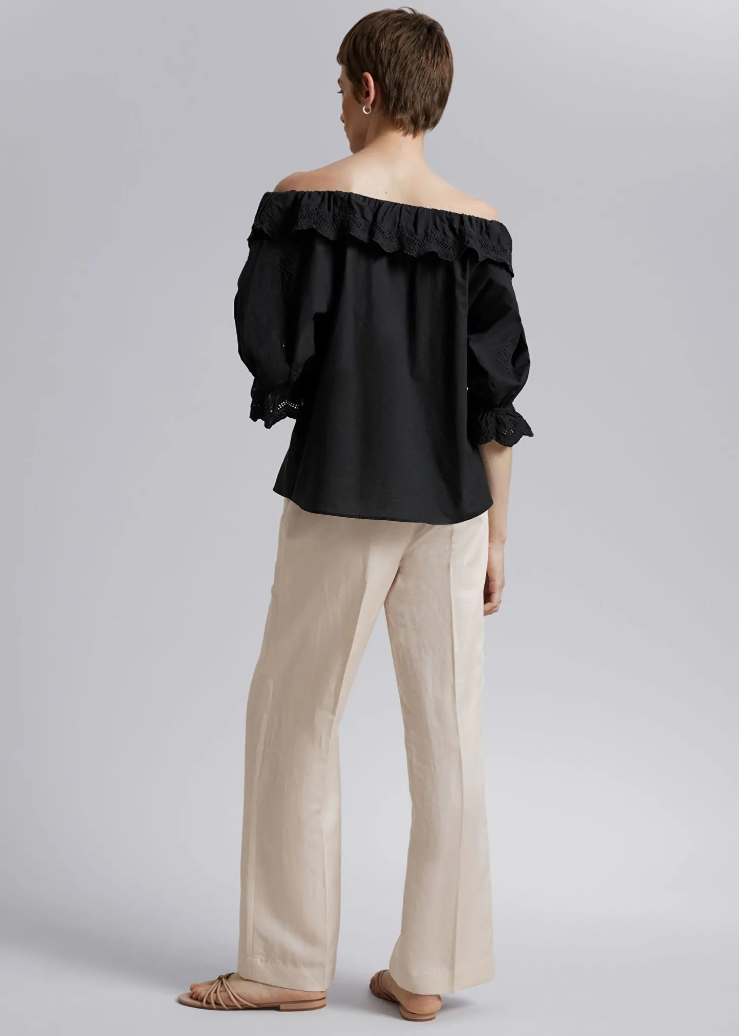 Brodert Bluse