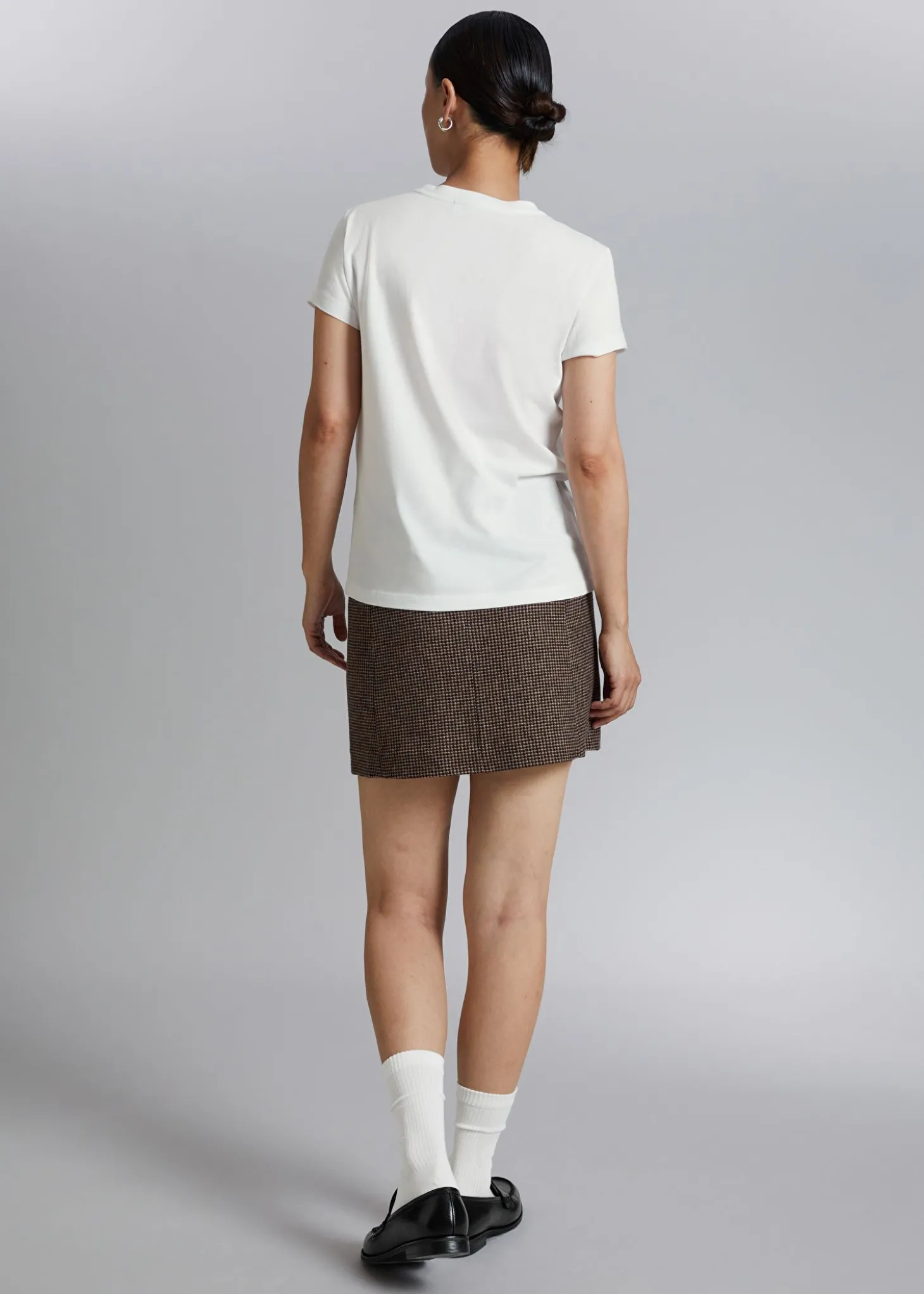 Brodert T-Skjørte