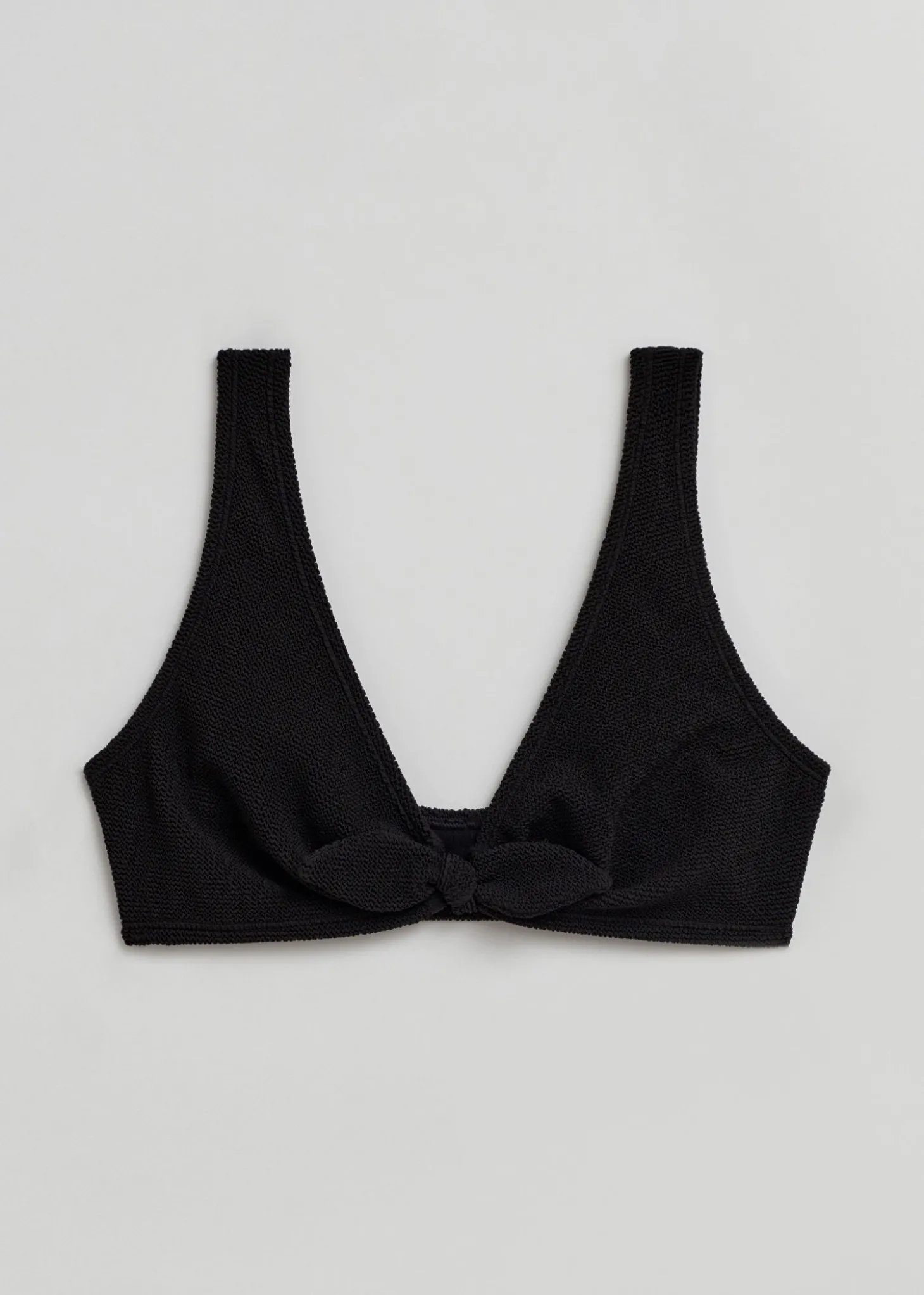 Crepe Knot Tie Bikinitopp