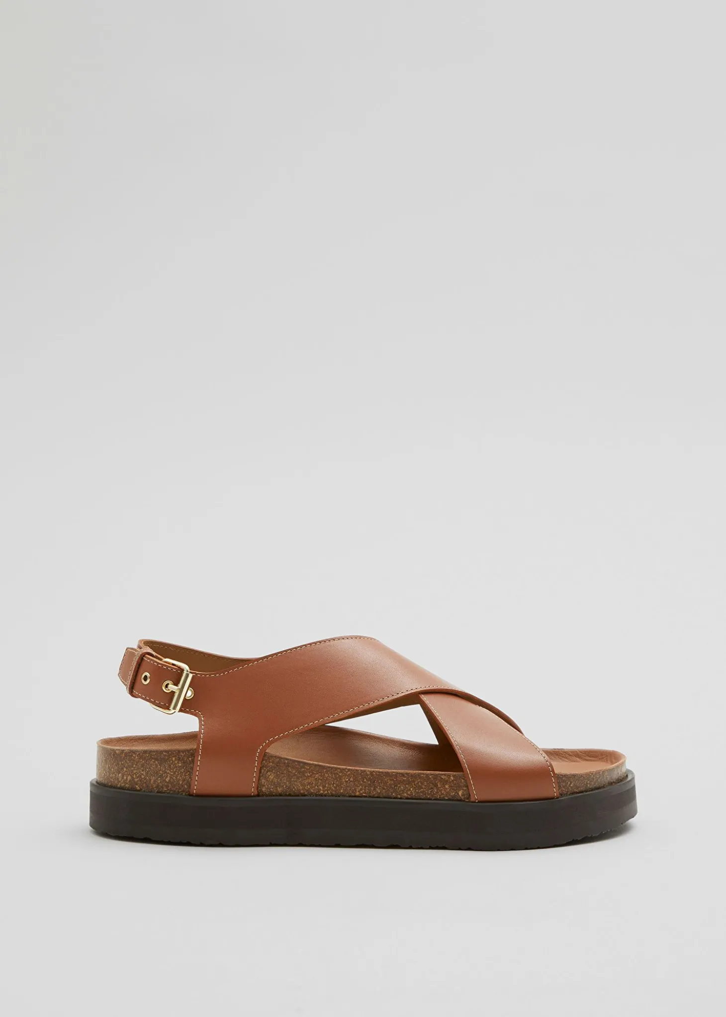 Criss-Cross Skinnsandaler