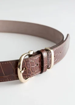 Croco Skinnbelte