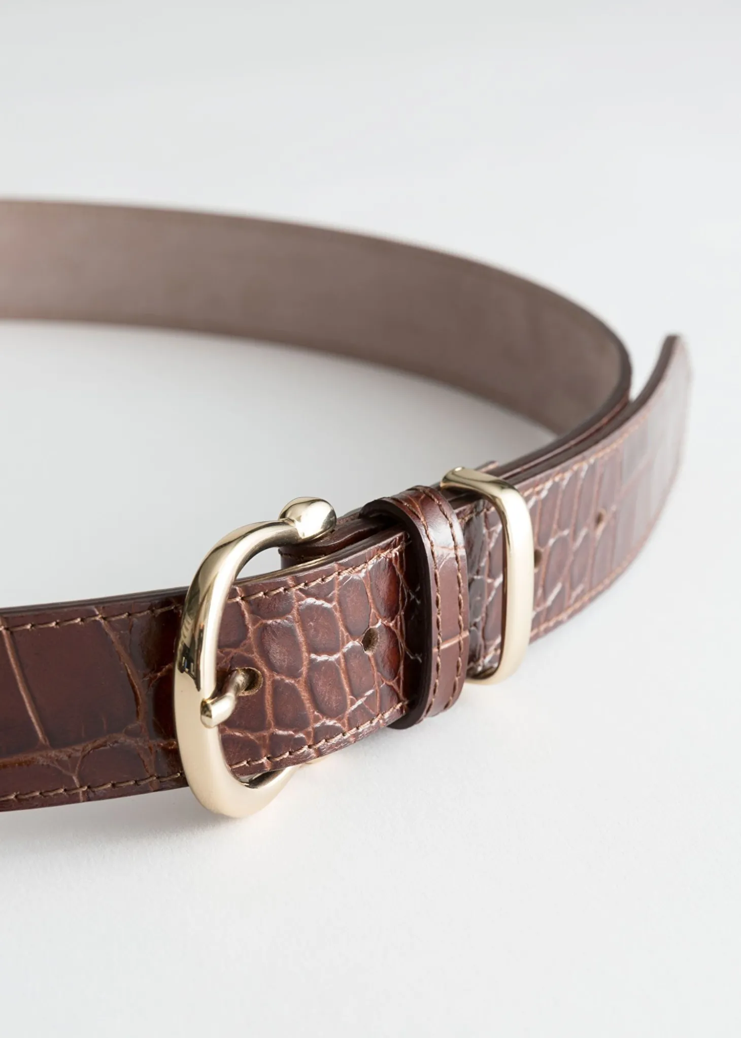 Croco Skinnbelte