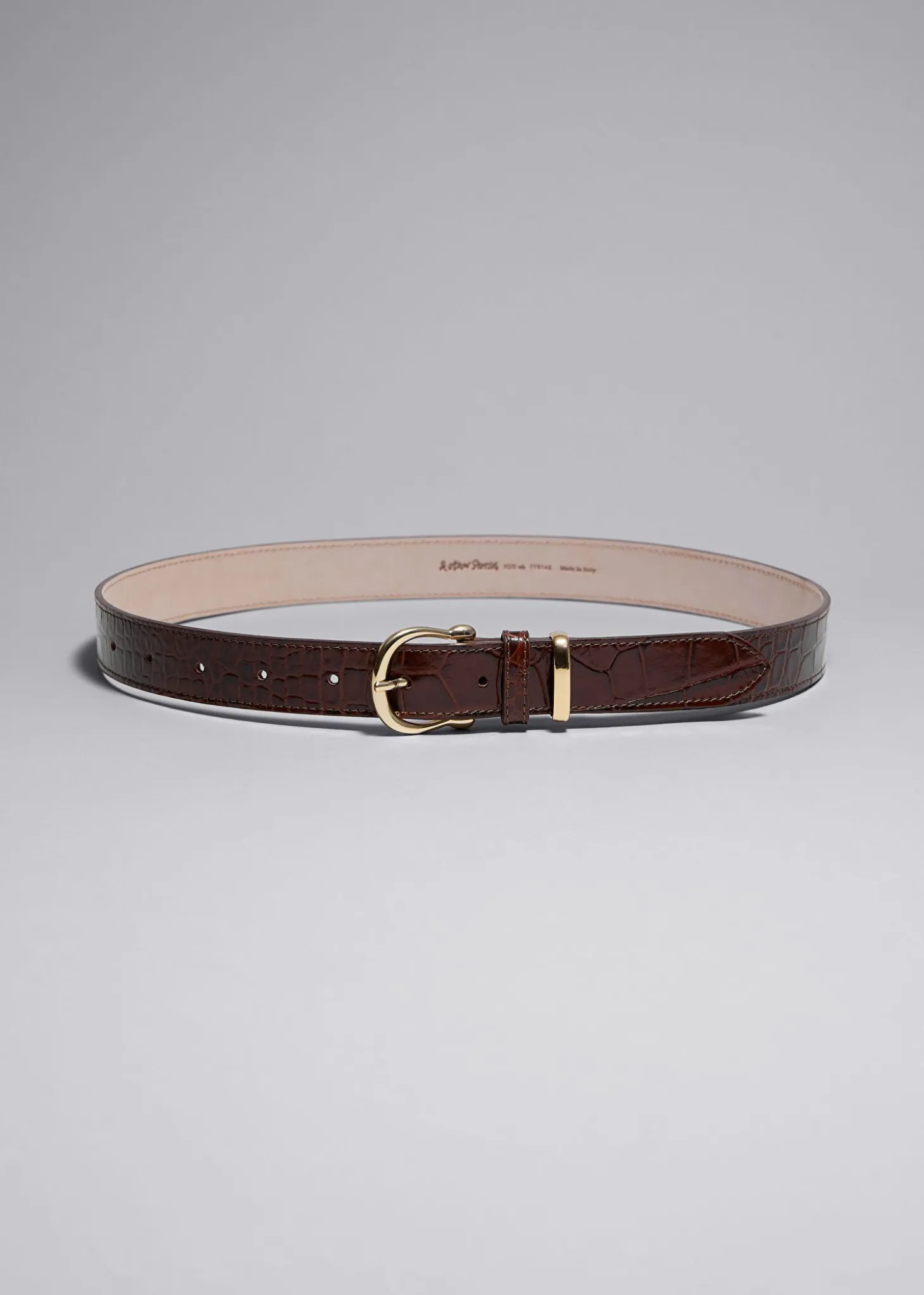 Croco Skinnbelte