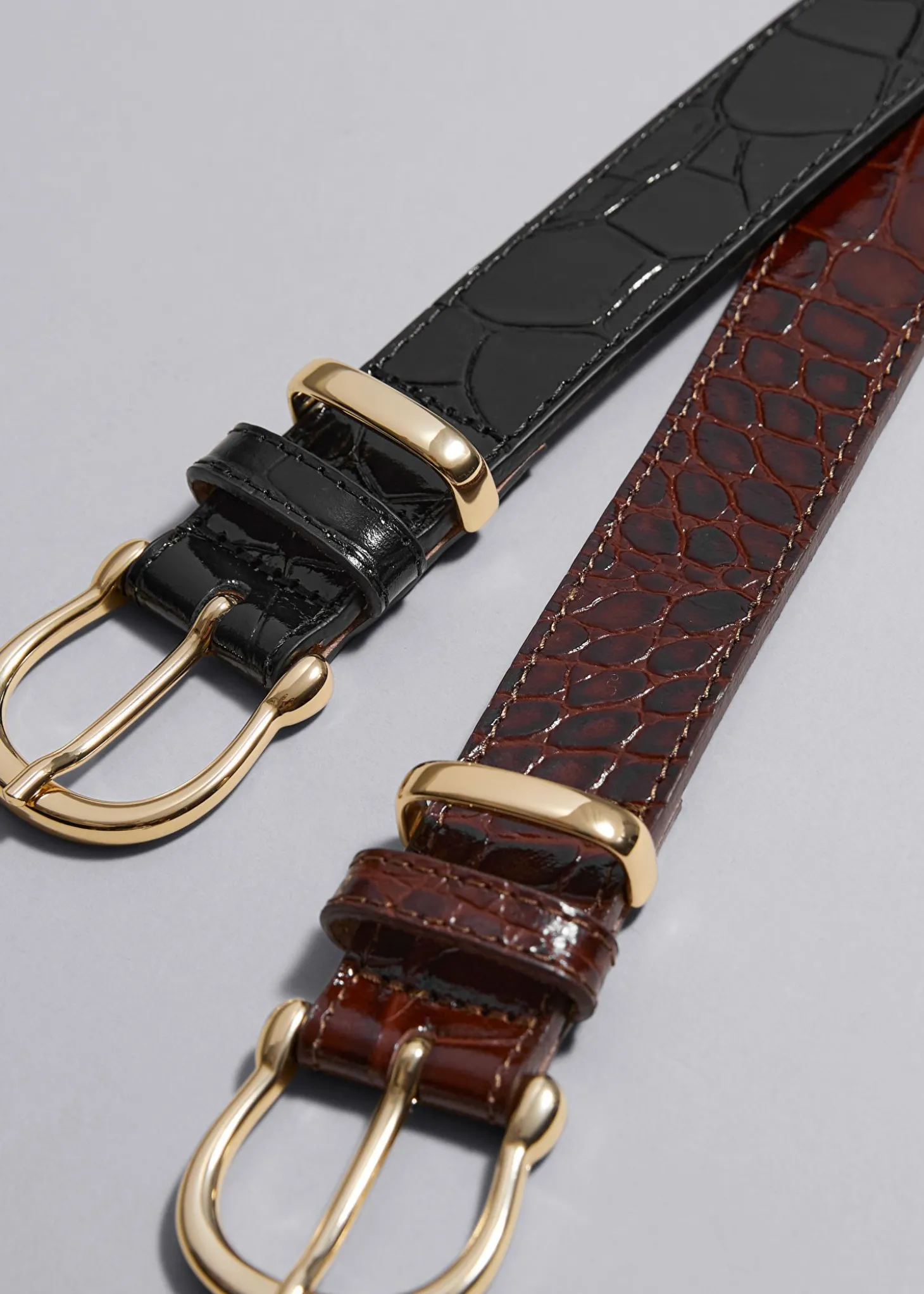Croco Skinnbelte