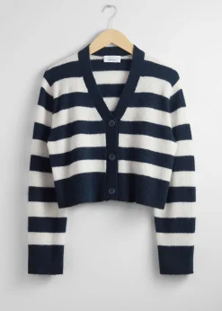 Cropped Knit Cardigan