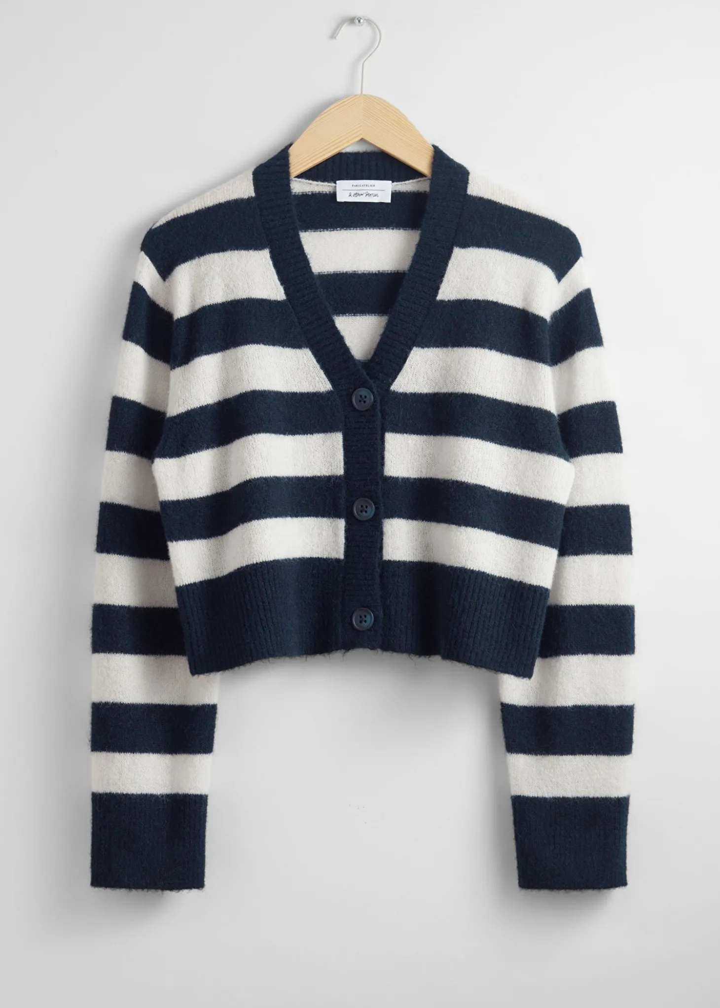 Cropped Knit Cardigan