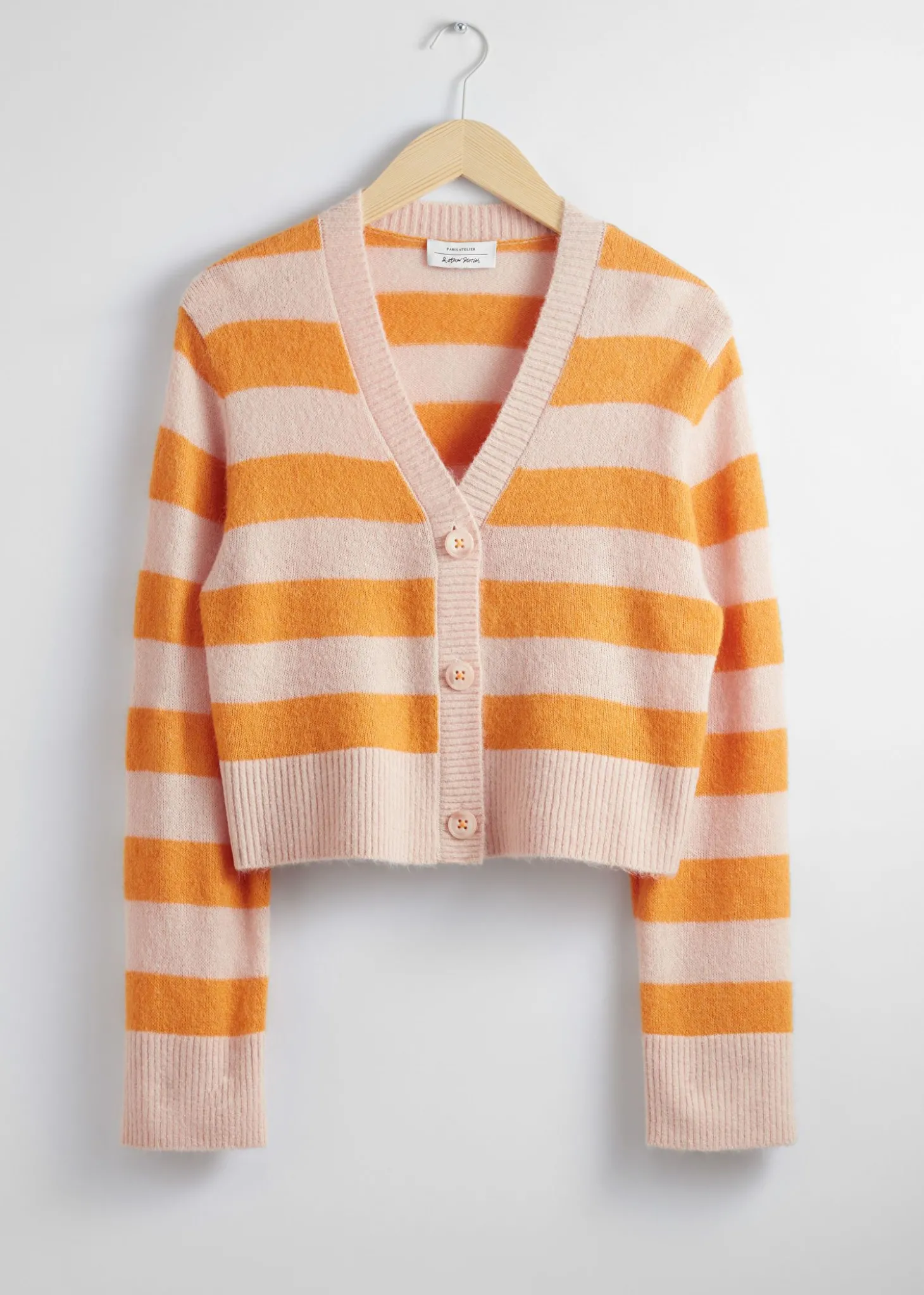 Cropped Knit Cardigan