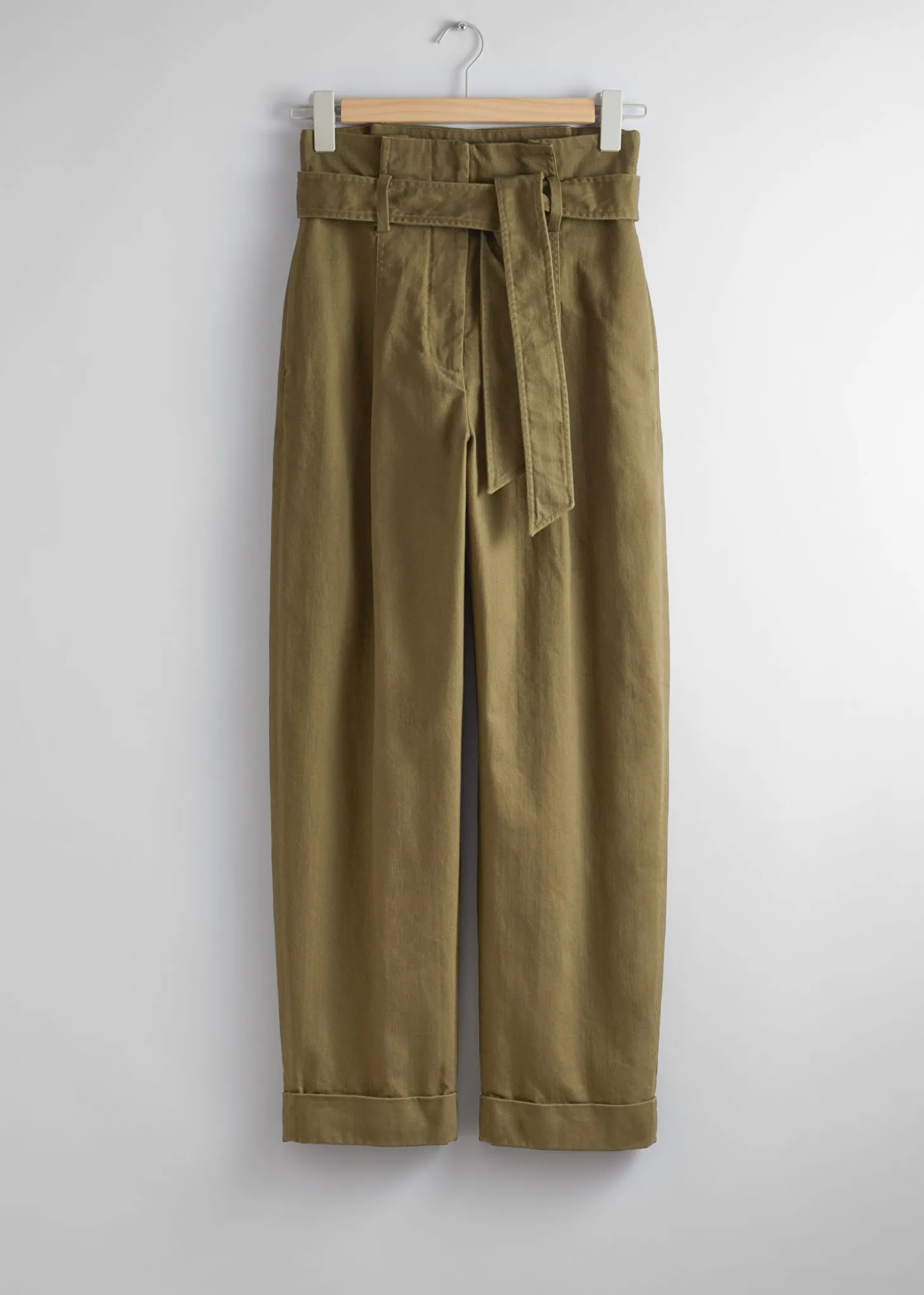 Cropped Paperbag Bukser