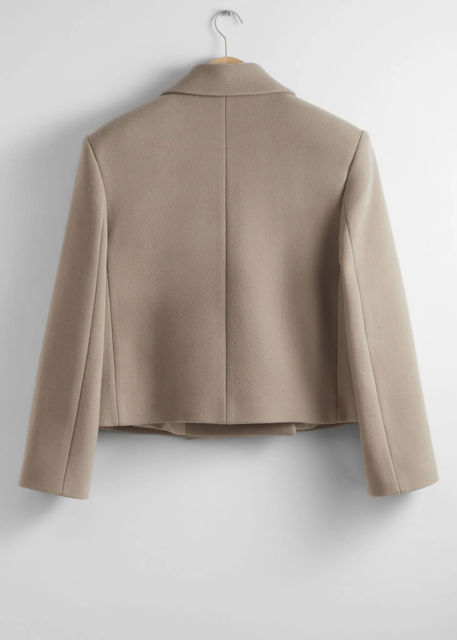 Cropped Wool Blazer