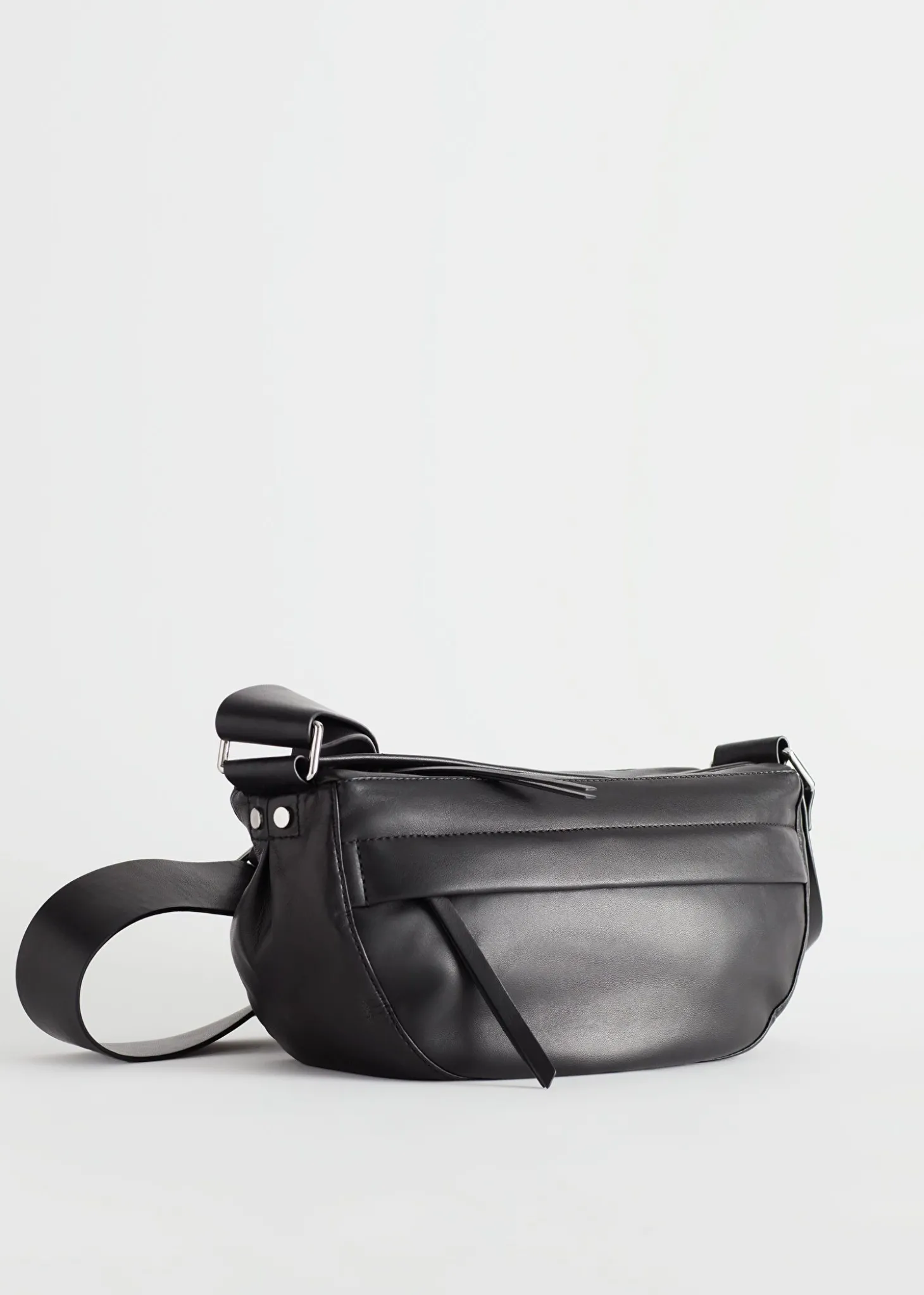 Crossbody-Veske I Mykt Skinn
