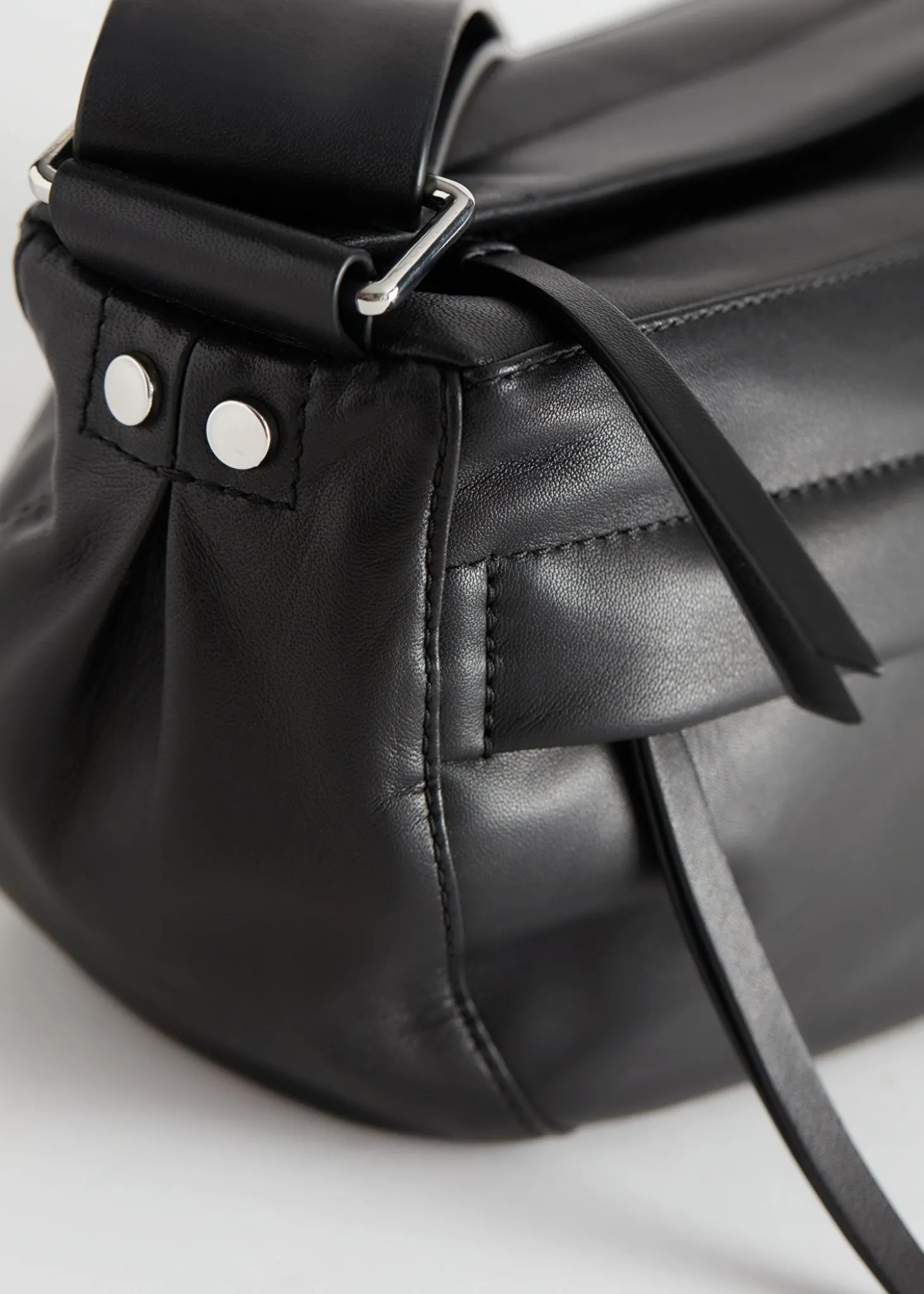 Crossbody-Veske I Mykt Skinn