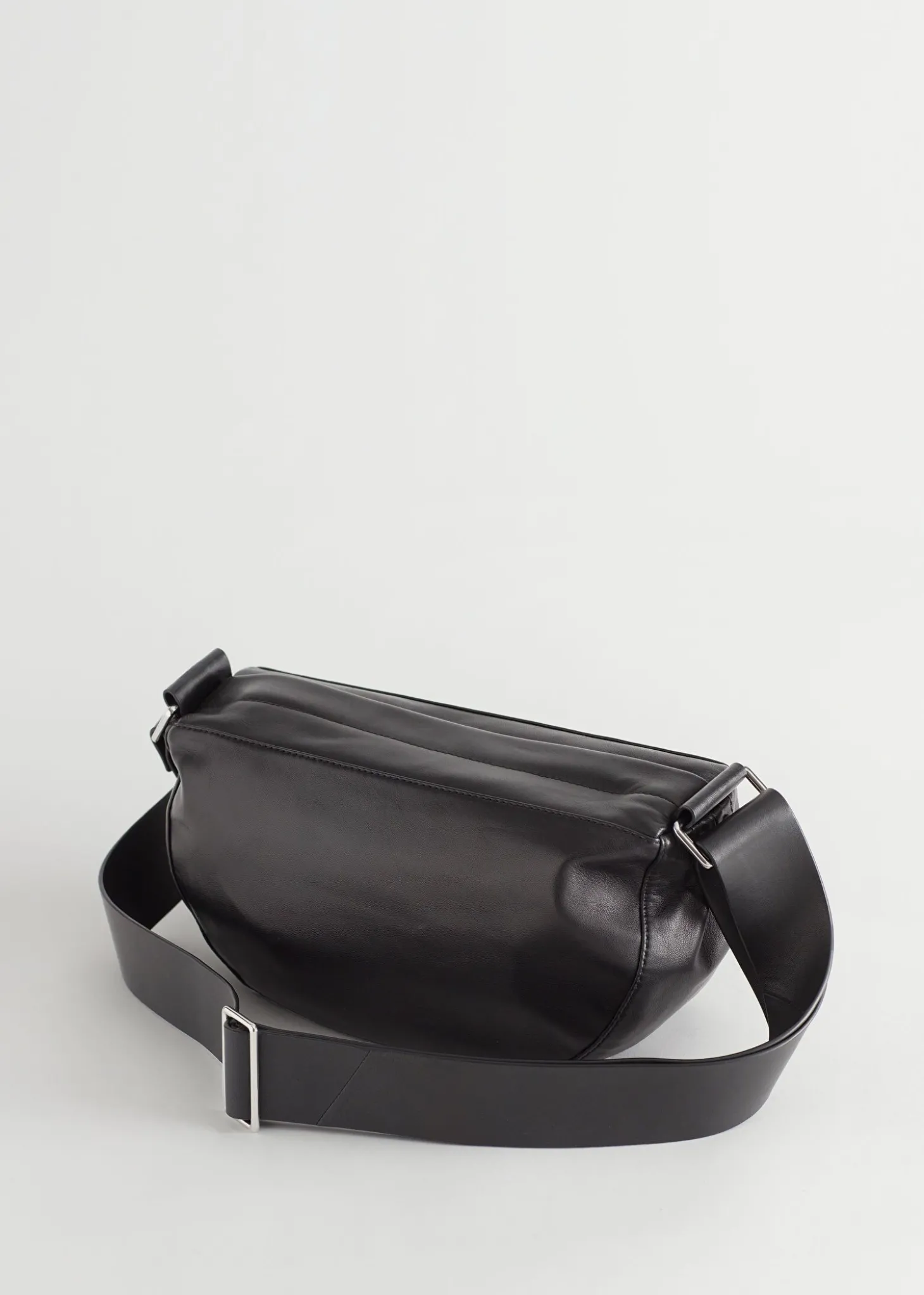 Crossbody-Veske I Mykt Skinn