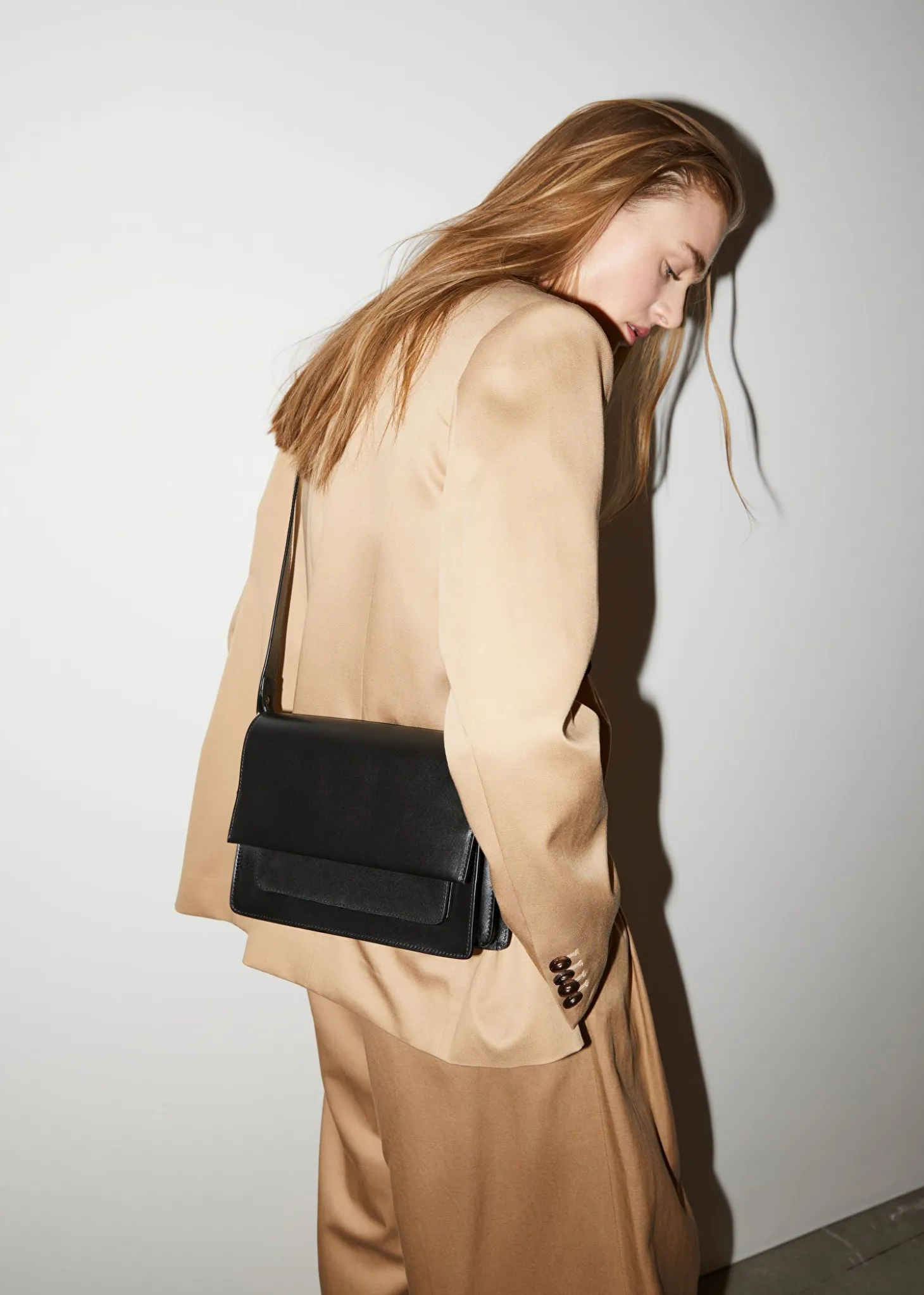 Crossbody-Veske I Skinn