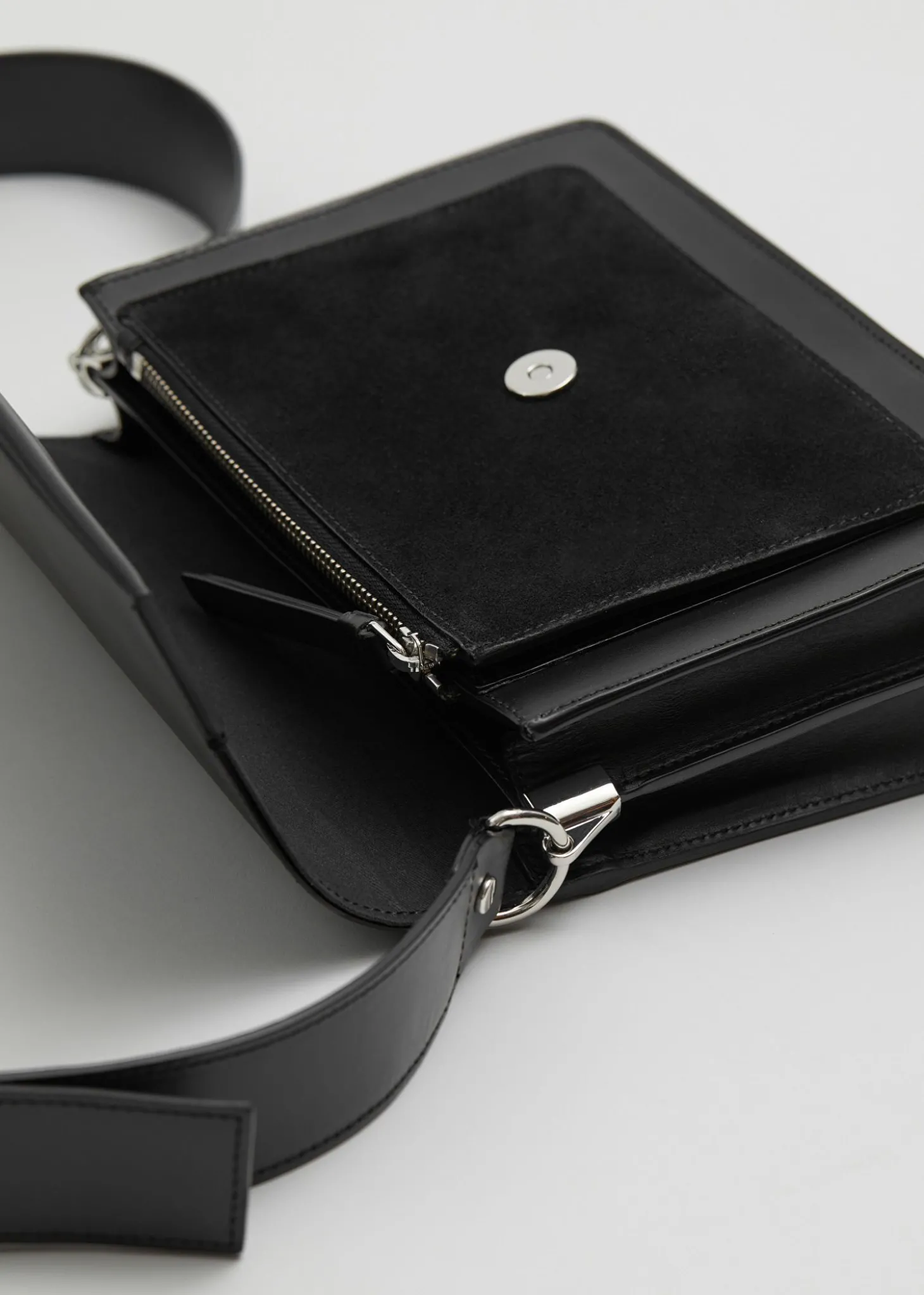 Crossbody-Veske I Skinn