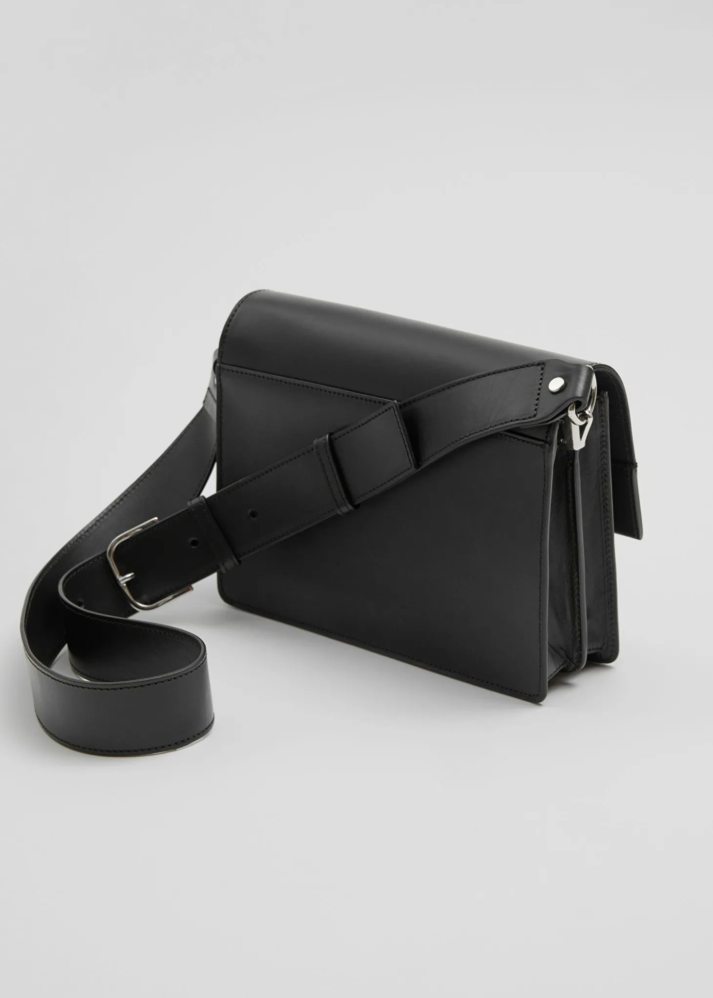 Crossbody-Veske I Skinn