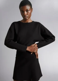 Dolman Sleeve Mini Kjole